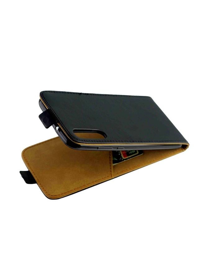 اس-توب جراب لهاتف Huawei Enjoy 10S Business Style جراب جلدي TPU قابل للطي عموديًا مع فتحة للبطاقة - Image 3