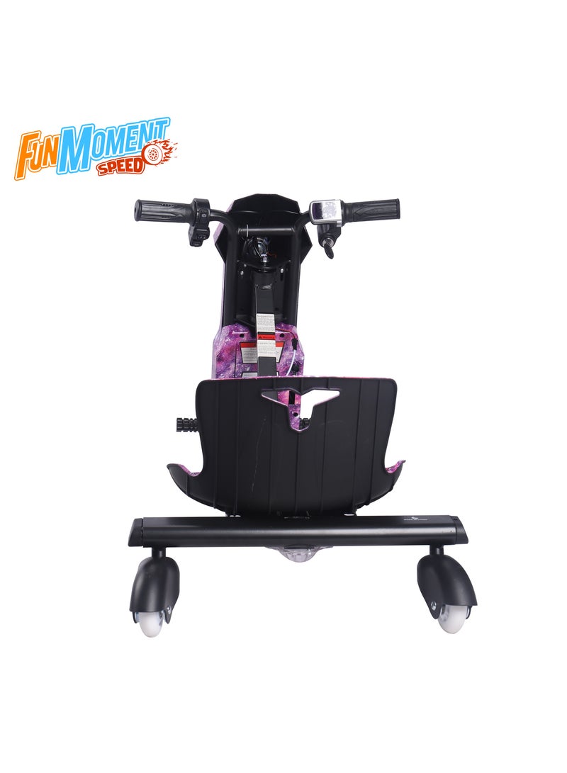 لحظة مرح سكوتر درفت صغير 36 فولت مع خوذة وحماية مع بوق - Image 4