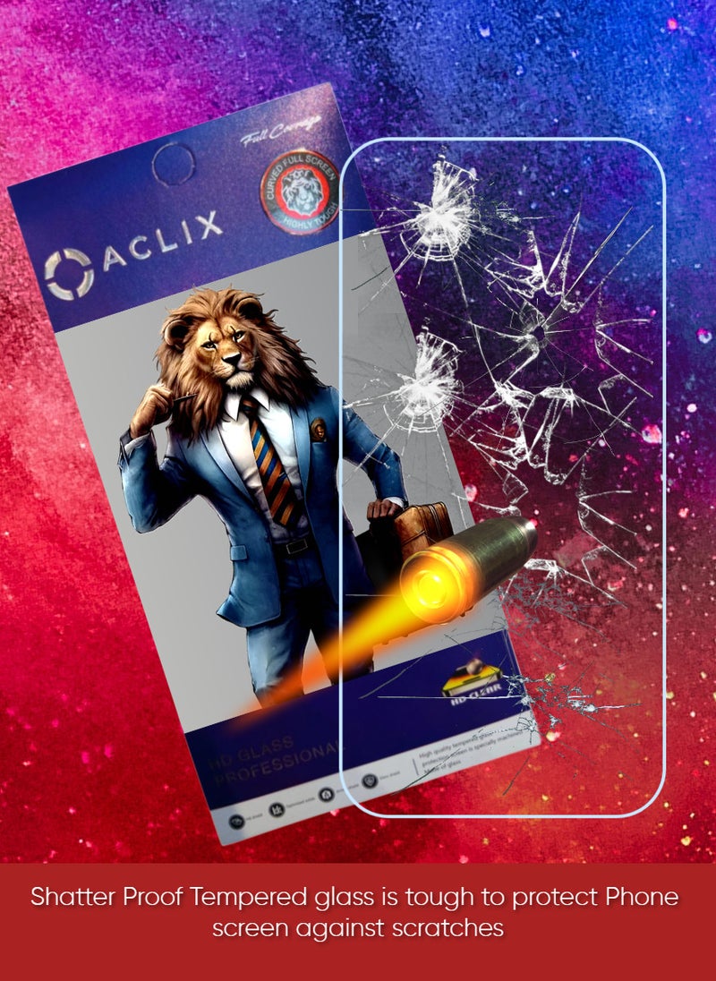 ACLIX 2 Pieces Antistatic ESD Dustproof Premium Quality High Definition Clear Tempered Glass Screen Protector Designed For Xiaomi Redmi Note 11R - Image 2