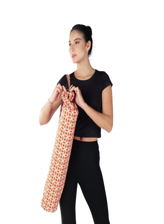 Grip® Cotton Yoga Mat Bag | Exercise Mat Bag | Carry Bag for Yoga Mat | Durable | Lightweight | Stylish | Easy Carrying | Washable - Image 2