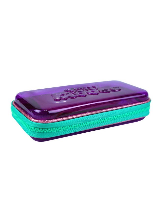 SMILY KIDDOS Smily Kiddos Star Pencil Box | Transparent Hardtop Pencil Box for Kids (Black/Blue/Purple/Pink/Light Blue)  - Image 3