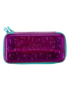 SMILY KIDDOS Smily Kiddos Star Pencil Box | Transparent Hardtop Pencil Box for Kids (Black/Blue/Purple/Pink/Light Blue)  - Image 1