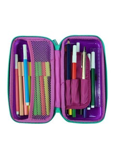 SMILY KIDDOS Smily Kiddos Star Pencil Box | Transparent Hardtop Pencil Box for Kids (Black/Blue/Purple/Pink/Light Blue)  - Image 5