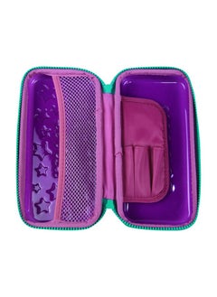 SMILY KIDDOS Smily Kiddos Star Pencil Box | Transparent Hardtop Pencil Box for Kids (Black/Blue/Purple/Pink/Light Blue)  - Image 4