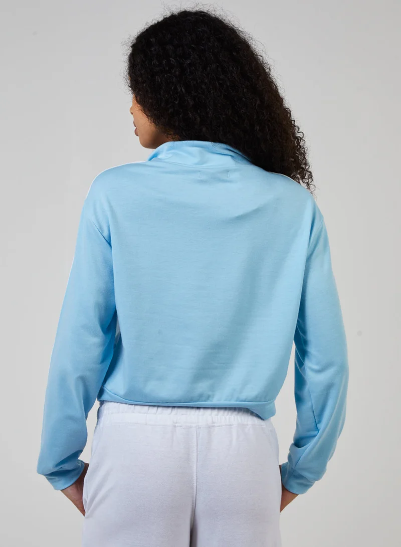 Pink Vanilla Half Zip Up Sweatshirt