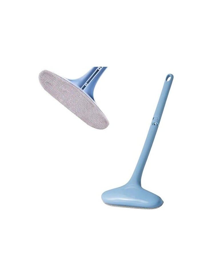 180-degree rotating floor mop with a long handle, blue color - Image 1