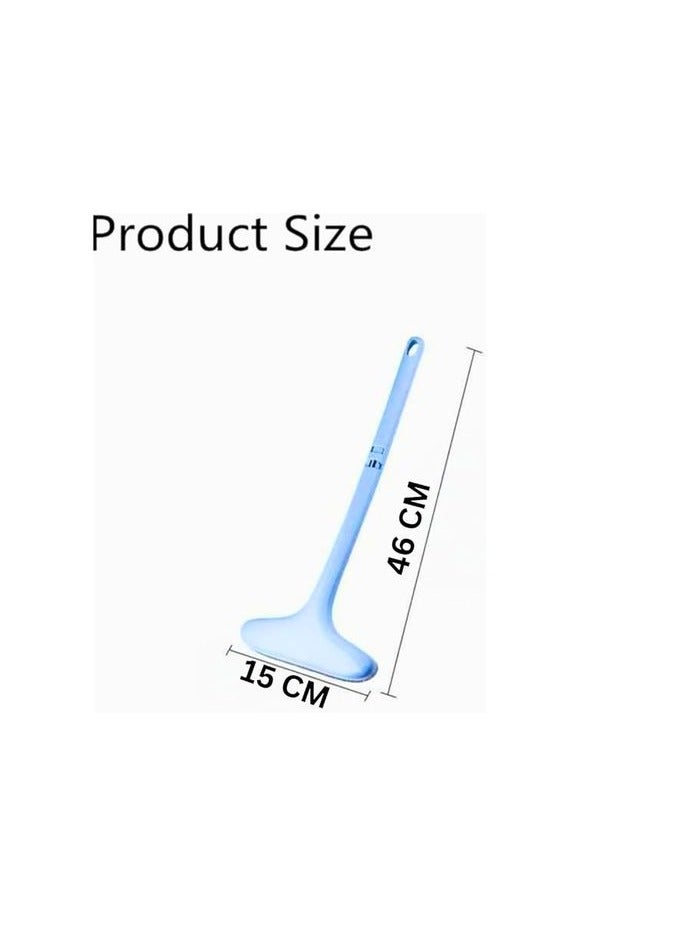 180-degree rotating floor mop with a long handle, blue color - Image 2