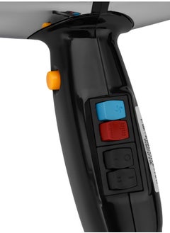 GEEPAS Geepas Hair Dryer GHD86072, AC Motor, Cool Shot Function, 2 Heat Setting Function, Overheat Production, Strong And Powerful Wind, Detachable Filter Easy To Clean, One Nozzle, Fast Drying Of Thick Hair  - Image 4