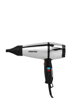 GEEPAS Geepas Hair Dryer GHD86072, AC Motor, Cool Shot Function, 2 Heat Setting Function, Overheat Production, Strong And Powerful Wind, Detachable Filter Easy To Clean, One Nozzle, Fast Drying Of Thick Hair  - Image 2