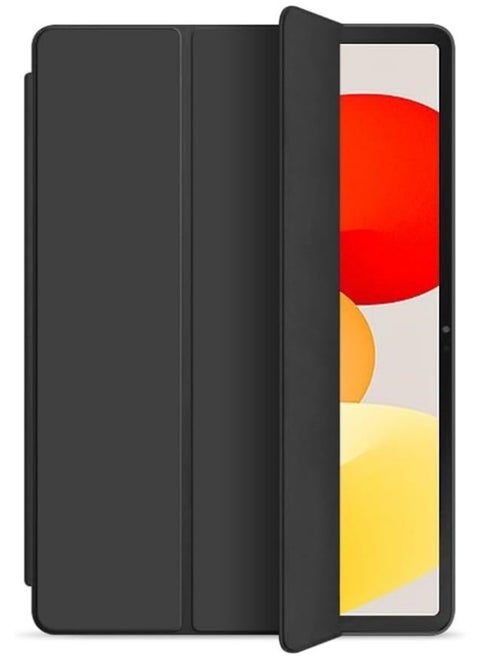Case Compatible with Redmi Pad SE 11 inch 2023, Slim Three-fold Bracket Protective Cover, Soft Silicone Case, Automatic Wake/Sleep