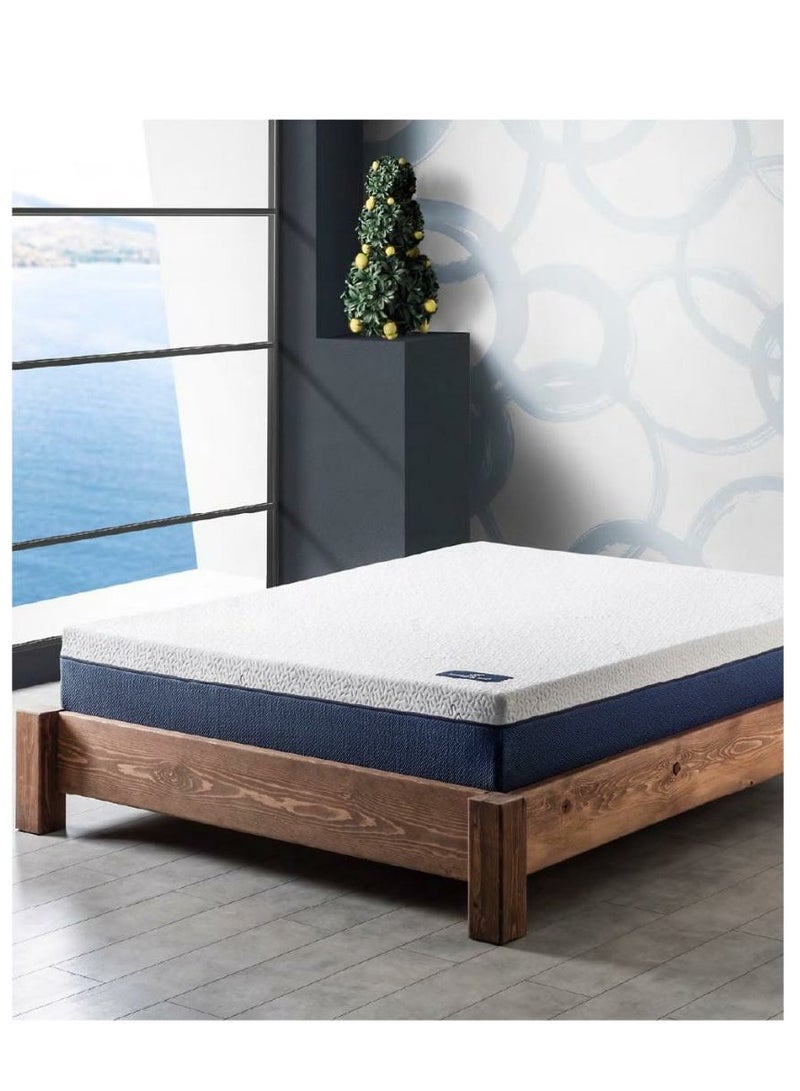 أمسى مرتبة سيكوال فيسكو بارتفاع 24 سم – ميموري فوم مع دعم طبي وراحة فائقة، نوابض جيبية سبع مناطق، نسيج معاد تدويره وتهوية متطورة - Image 2