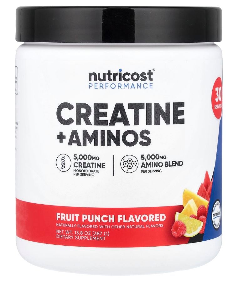 Performance Creatine + Aminos Fruit Punch 13.8 oz (387 g)