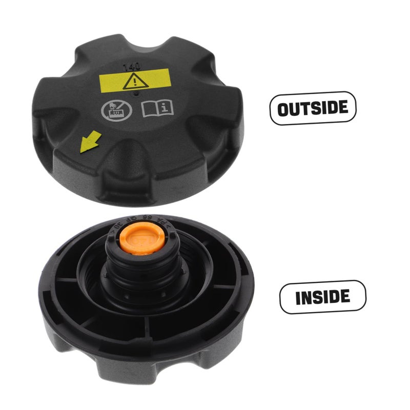 Gatuida Radiator Reservoir Cap Coolant Cover Accurate Fit Tank - Image 3