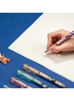 Deli Anime Naruto Black Ink Gel Pen for School,Office and more (Pack of 6, Random Design)  - Image 2