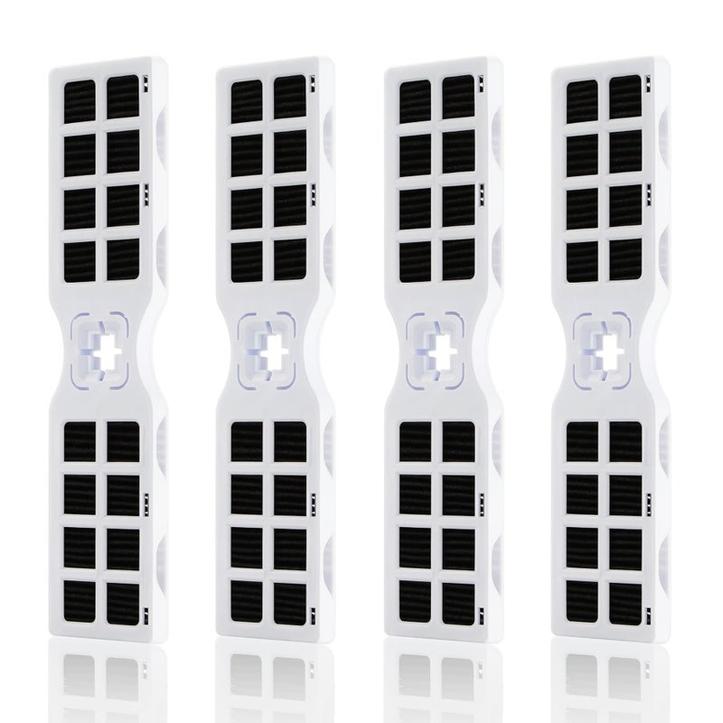 ROMON 4 Pack Refrigerator Air Filter Replacement for Frigidaire FRGPAAF2 PureAir AF2 Air Filter Compatible with Frigidaire FRFC2323AS FRFC232LAF FRFC233LAF FRFG2323AF FRFN2823AS Fridge