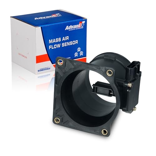 AdvanEX Mass Air Flow Sensor 3W7Z12B579BA MAF Compatible with Ford Crown Victoria/Grand Marquis/Explorer, E150/E250/E350/E450 Super Duty, F150/F250/F350/F450/F550 Replaces YC2F-12B579-BA - Image 1