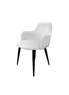 Jilphar Furniture Custom Made Velvet Chair White