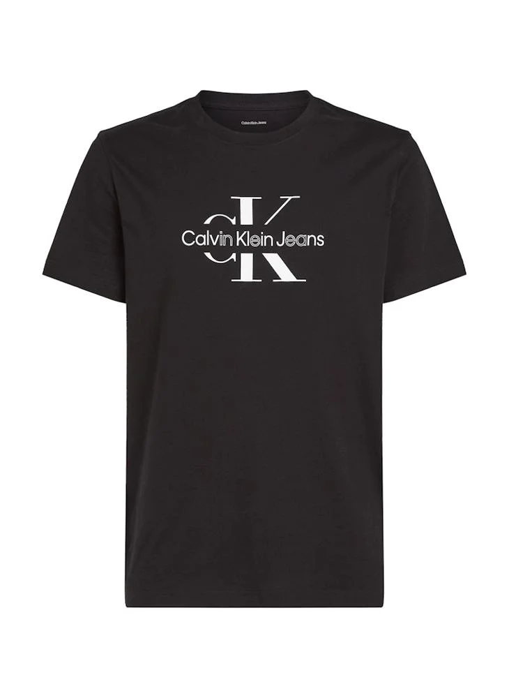 Calvin Klein Jeans Disrupted Outline Monologo T-Shirt