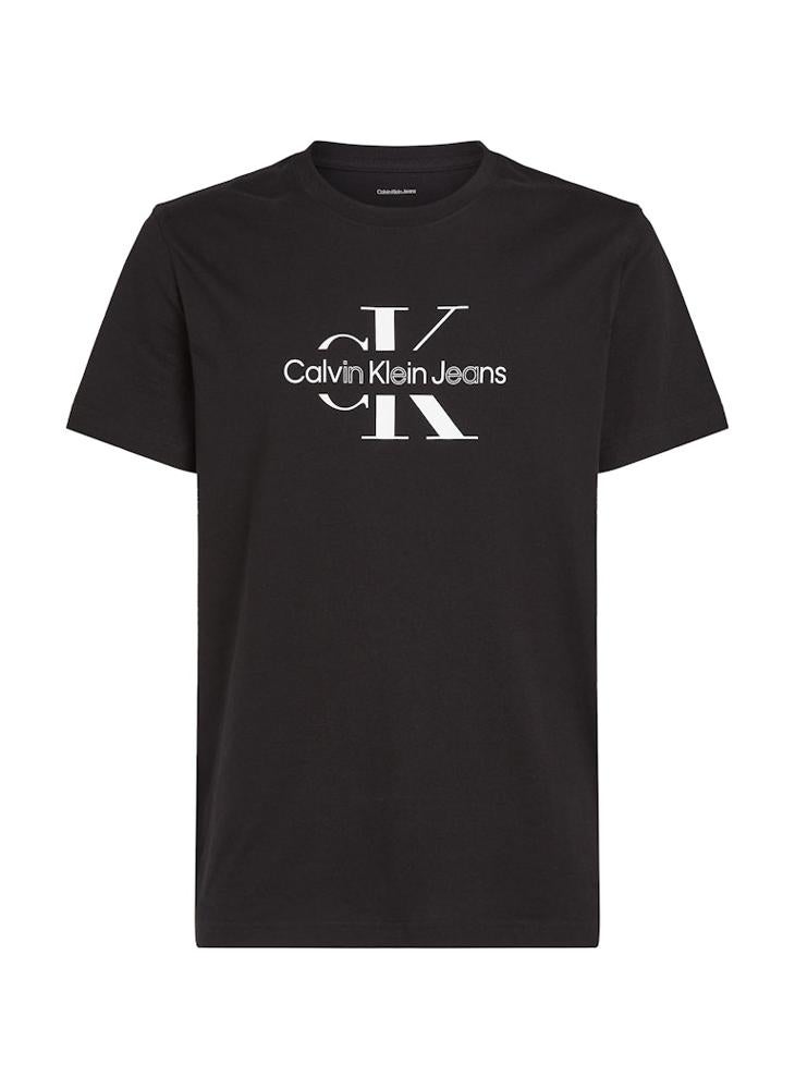Calvin Klein Jeans Disrupted Outline Monologo T-Shirt  - Image 5