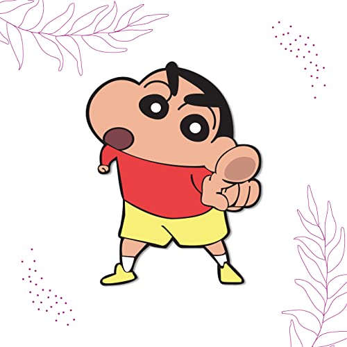 Bhai Please Shinchan Wooden Fridge Magnet (Pack of 1) | Cartoon Characters, Movie, TV, Comics, Anime | Fridge Decorations | Gift for Friends, Colleagues, Gen Y | Birthday, Return Gift - Image 3