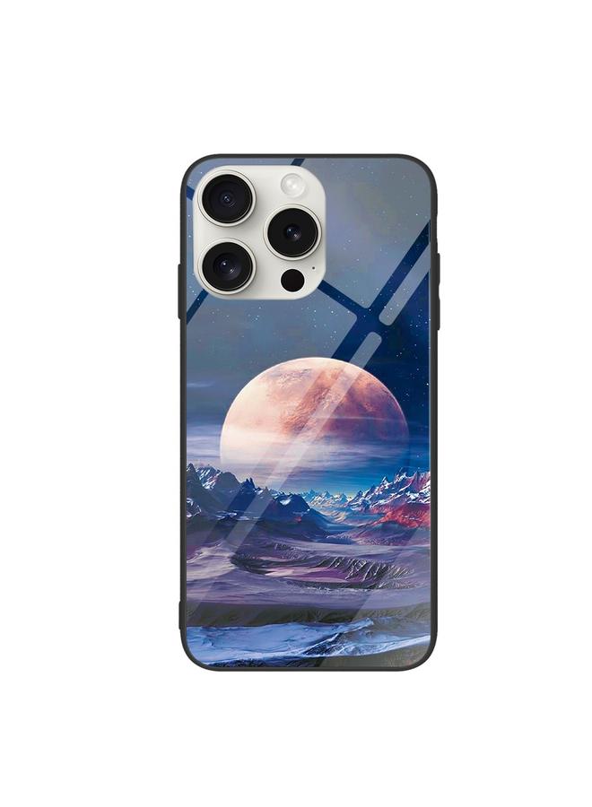S-TOP Case For iPhone 16 Pro Colorful Painted Glass Phone Case - Image 1