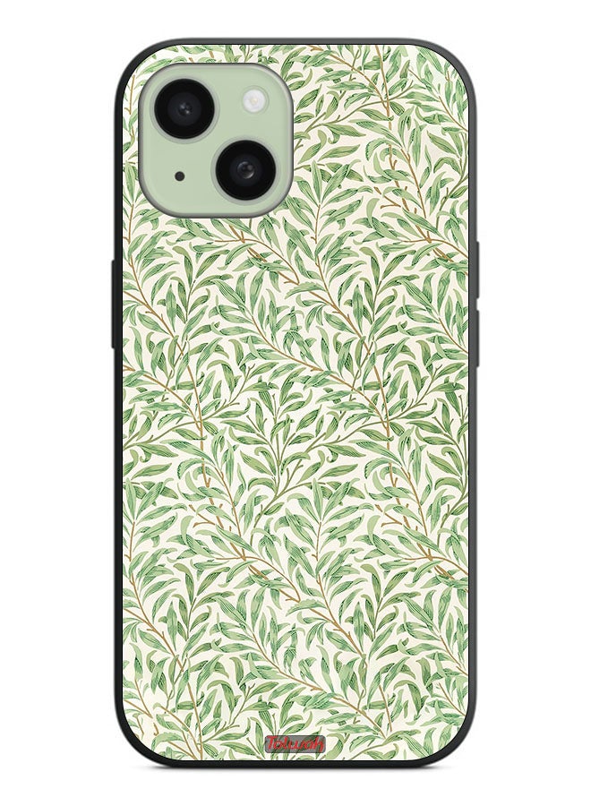 Tolwak Apple iPhone 15 Protective Case Cover Willow Bough Famous Pattern - Image 2