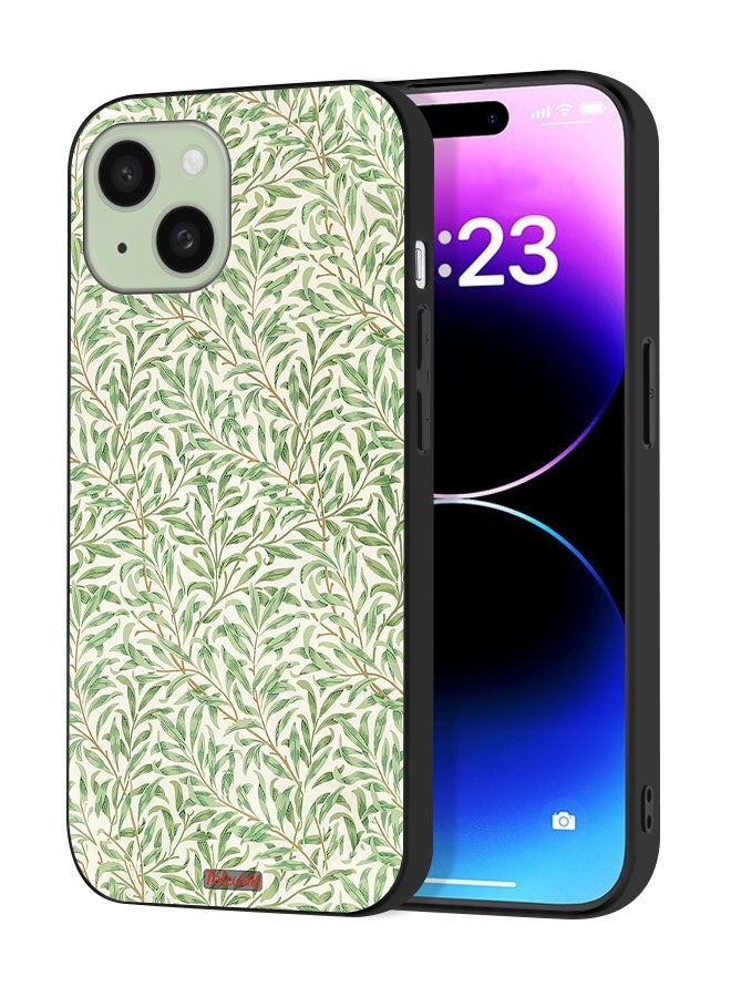 Tolwak Apple iPhone 15 Protective Case Cover Willow Bough Famous Pattern - Image 1