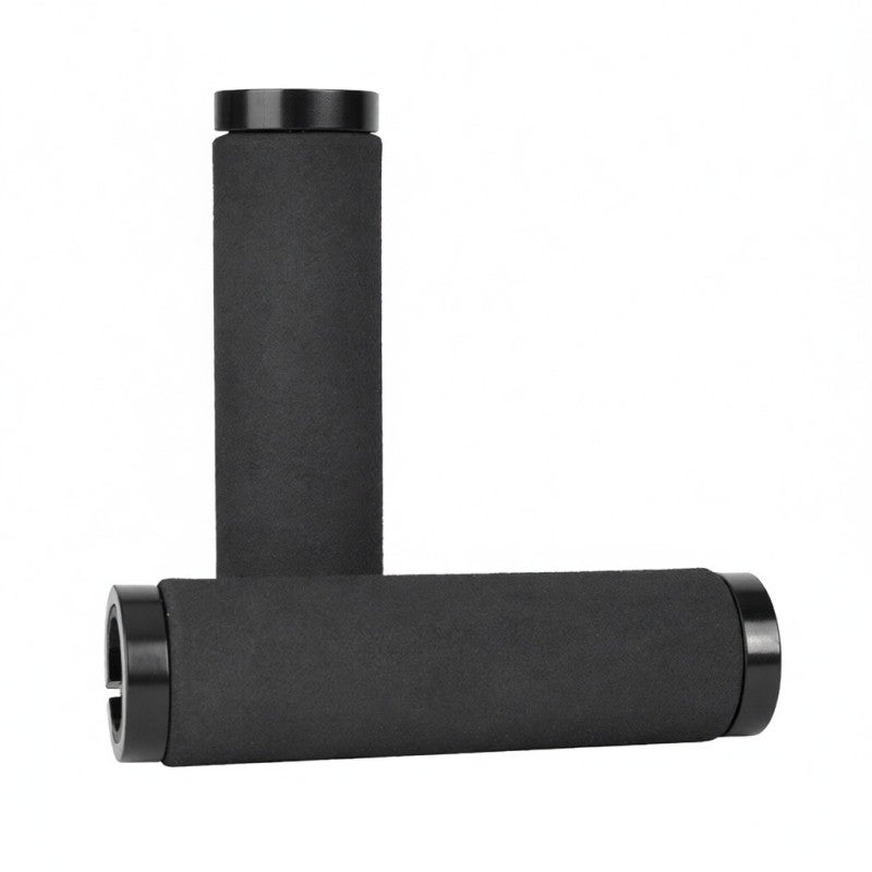 ZTTO Anti-slip Handlebar Grips Breathable Sponge Comfort - 22.2mm Bicycle Handlebar Grips Shock Absorbing - Aluminum Alloy Locking Rings MTB Handlebar Grips for 22.2mm Handlebars - Image 1