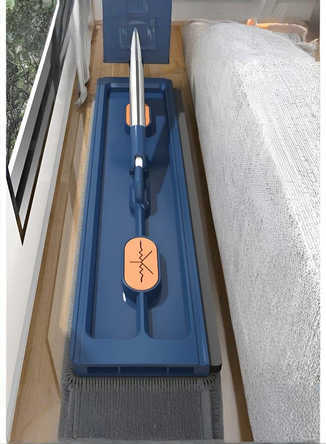 ممسحة منزلية جديدة وكبيرة بدون استخدام اليدين لتنظيف الأرضيات بسهولة بقماش فائق الامتصاص - Image 5