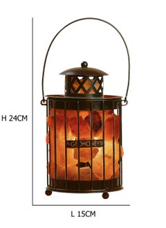 GEOHONEY Geohoney - Himalayan Salt Lamp with Chunks Hanging Lamp  - Image 3