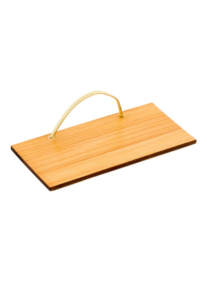 Restaurantware 4 x 2 Inch Bamboo Serving Plates, 100 Disposable Wood Serving Boards - Mini, With Handle, Bamboo Rectangle Dessert Plates, Serve Pastries, Cakes, Or Cheeses - Image 1
