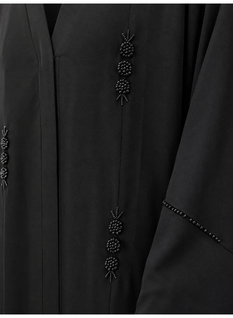 Reem Abayas Women's Embellished Abaya with Matching Sheila