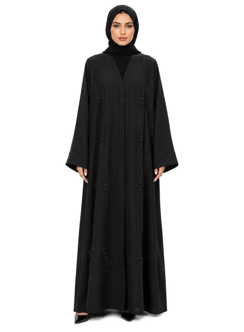 Reem Abayas Women's Embellished Abaya with Matching Sheila