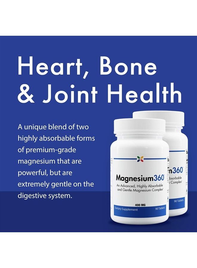 stop aging now Magnesium360 Formula - an Advanced, Highly Absorbable and Gentle Magnesium Complex - 90 Tablets - Image 2