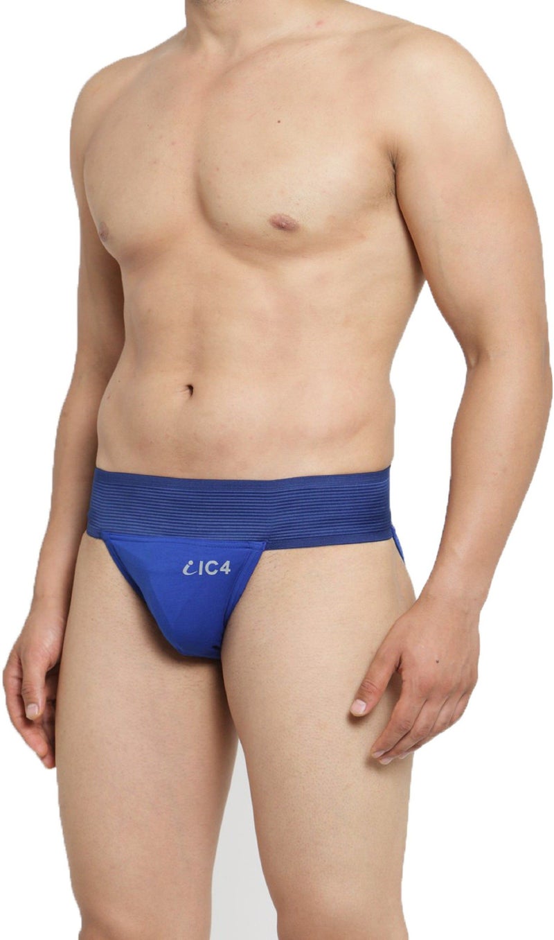 IC4 Store حزمة دعم الرجال الرياضية المكونة من 4 - أزرق، أسود، رمادي - Image 3