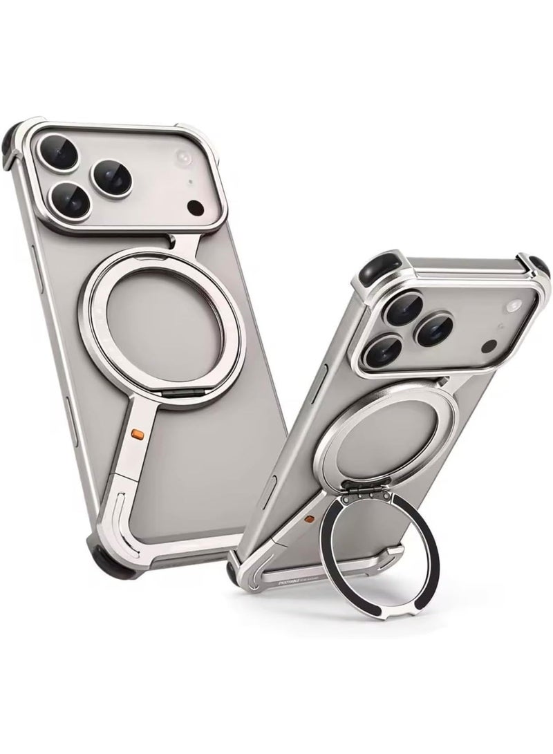 jirab hatif maediniun bidun 'iitar min AASHZ lihatif iPhone 17 Pro Max mae hamila, qabil lildawaran 360 darajata, jirab maghnatisiin waq muqawim lilsadamat (fdi) - Image 1