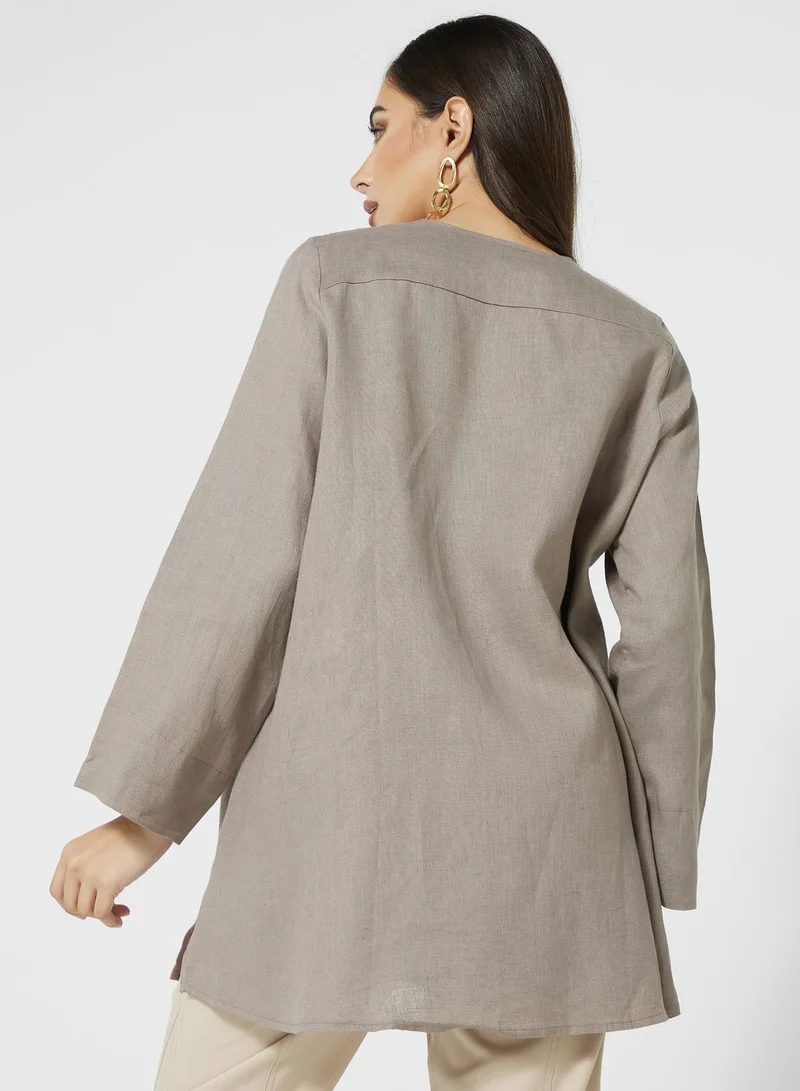 Desert Cove Flared Sleeve Top