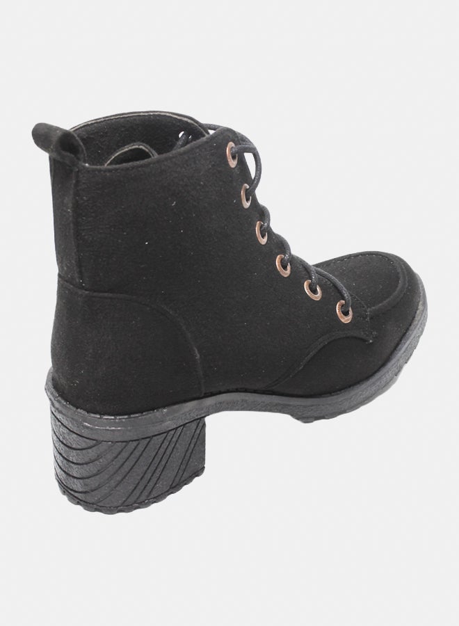 Glitter Women Half-Boots - Black - Image 4