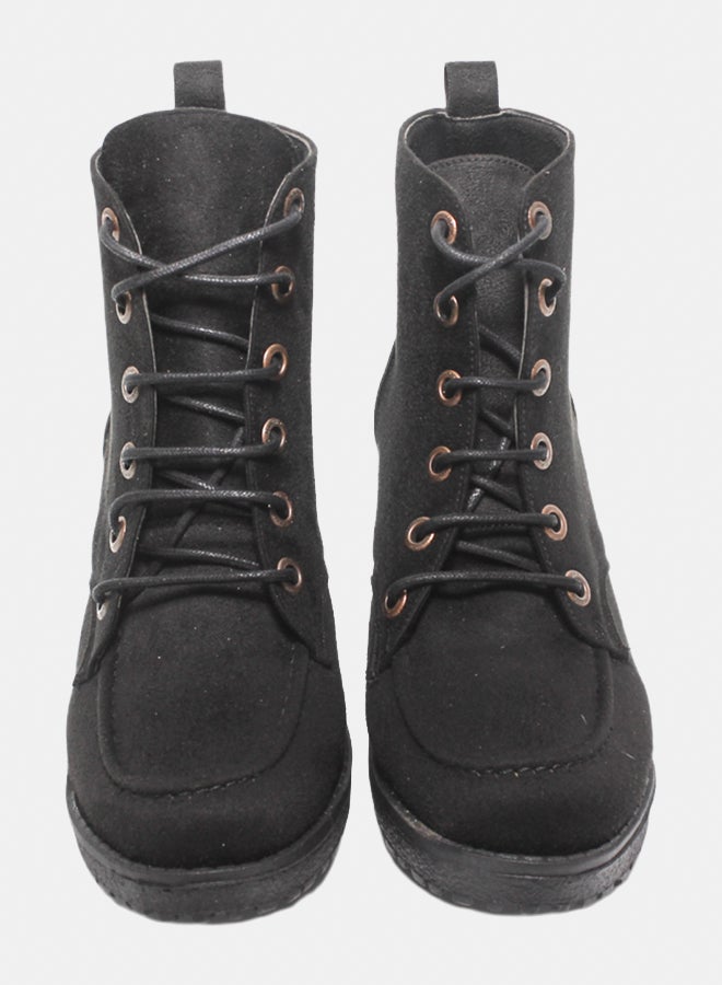 Glitter Women Half-Boots - Black - Image 3