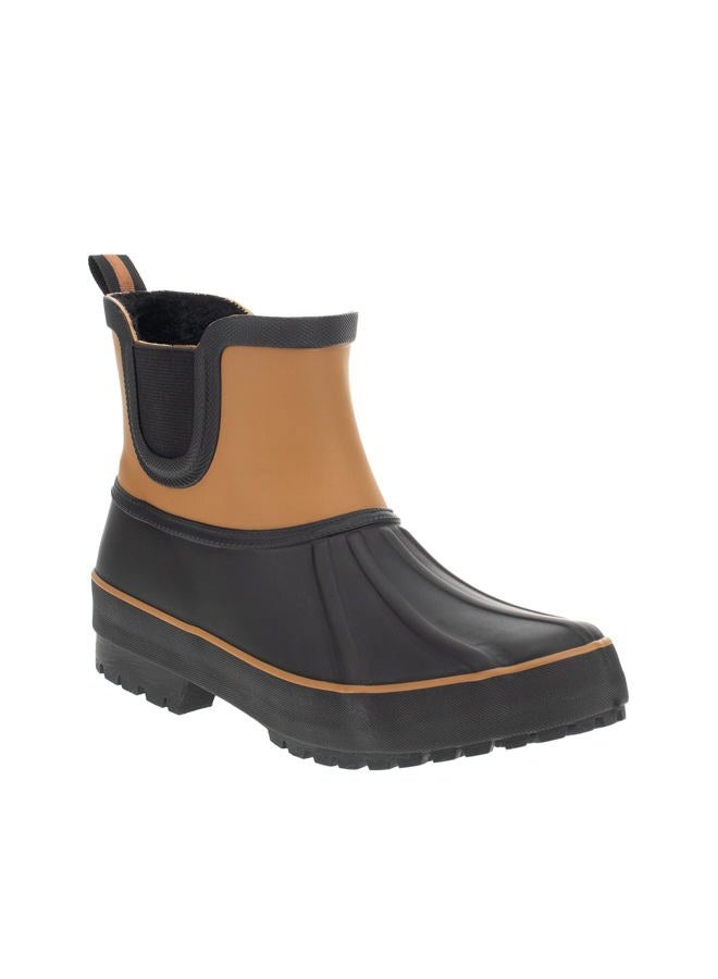 Chooka Women's Waterproof Duck Chelsea Lined Rain Boot, Brown, 7 - Image 1