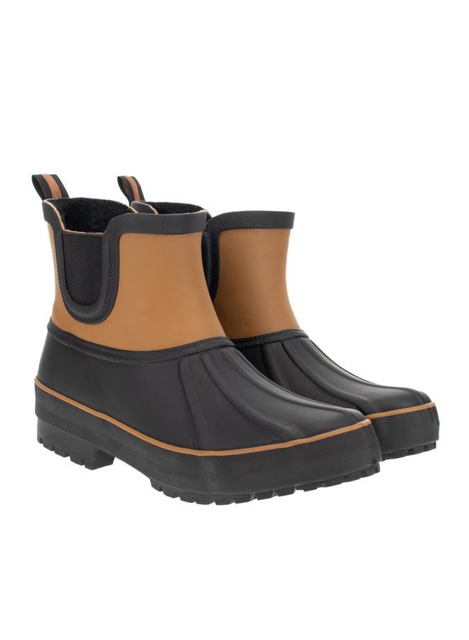 Chooka Women's Waterproof Duck Chelsea Lined Rain Boot, Brown, 7 - Image 3