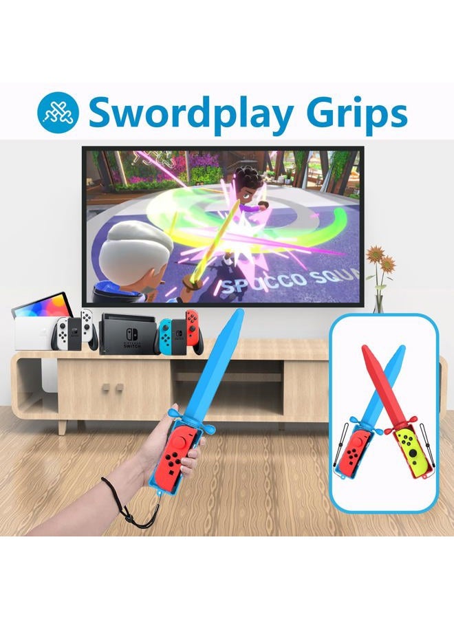 KUNSLUCK Switch Sports Accessories Bundle for Nintendo Switch Sports, 10 in 1 Nintendo Switch Sports Accessories Compatible with Switch/Switch OLED - Image 4