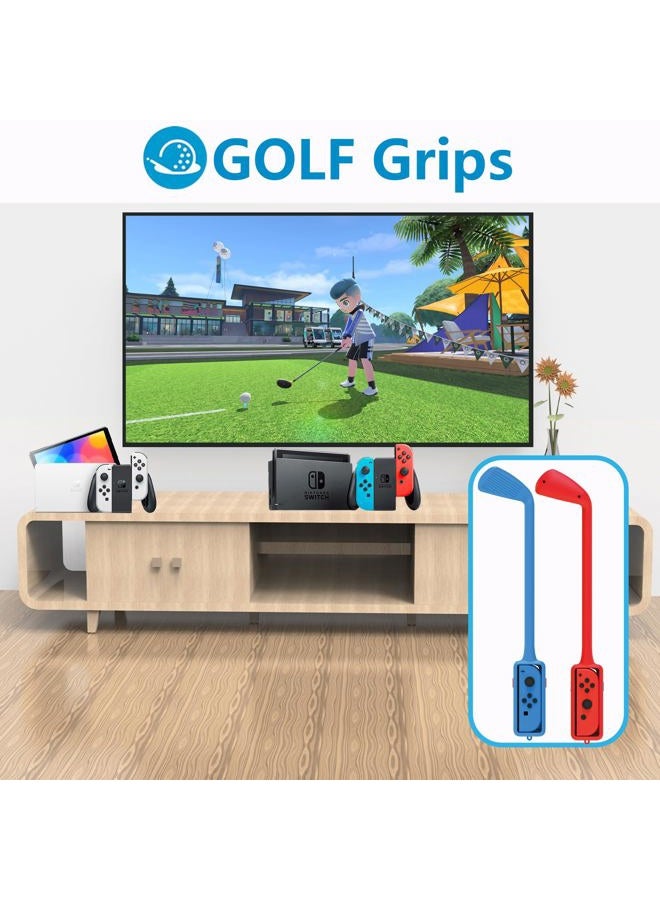 KUNSLUCK Switch Sports Accessories Bundle for Nintendo Switch Sports, 10 in 1 Nintendo Switch Sports Accessories Compatible with Switch/Switch OLED - Image 2
