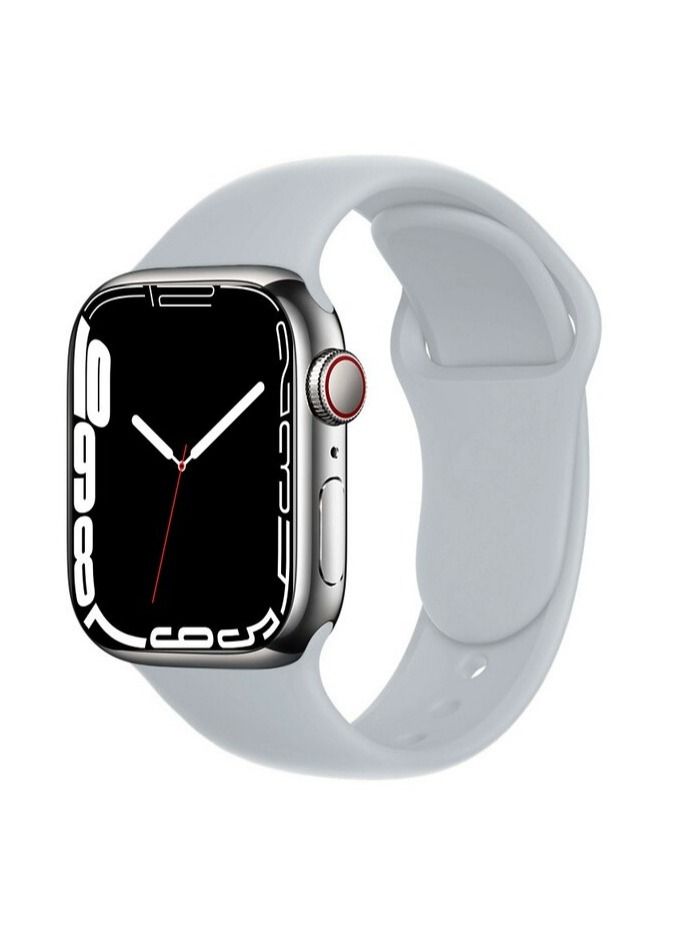 Apple Watch Band 41mm 40mm 38mm Soft Silicone Sport Band Replacement Wrist Strap Compatible for iWatch Apple Watch Series 7/SE/6/5/4/3/2/1 (41mm/40mm/38mm) - Image 1