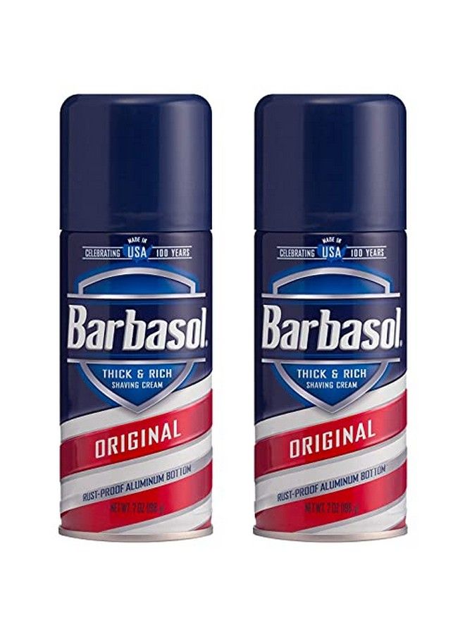 Barbasol Shave Cream 7 Ounce (Original Pack Of 2) - Image 1