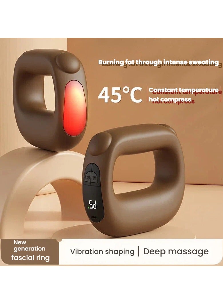general Fascia Massage Ring, Vibration Massage Roller, Yoga Ring Massager for Neck Shoulder Back Leg Pain Relief, Portable Electric Muscle Relaxer - Image 3