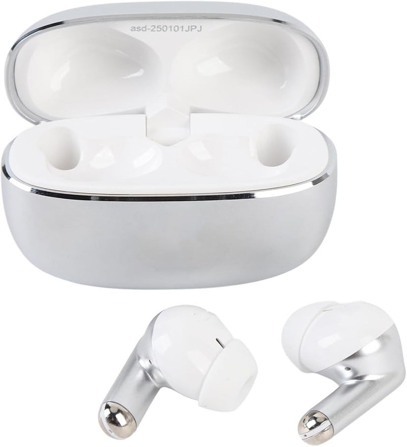 White Translator Earbuds Multi Language Translation Noise Reduction for Travel Learning - Image 1
