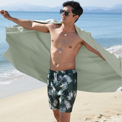 Rainleaf Microfiber Towel Perfect Travel & Gym & Camping Towel. Quick Dry - Super Absorbent - Ultra Compact - Lightweight. Suitable for Trip, Beach, Shower, Backpacking, Pool - Image 4