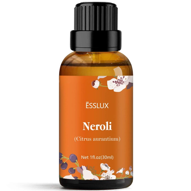 ESSLUX Neroli Essential Oil, ESSLUX Aromatherapy Essential Oils for Diffuser, Massage, Soap, Candle Making, Perfume, 30 ml - Image 1