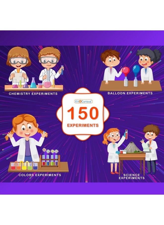 كيت 4 كيوريس - مجموعة أدوات العلوم من Kit4Curious، هدية عيد ميلاد للأطفال، ألعاب تعليمية STEM للأعمار من 6، 7، 8، 9، 10، 11، 12، 13، 14 عامًا - Image 1